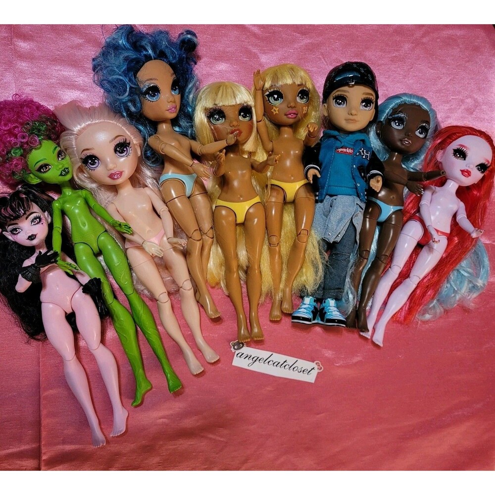 Rainbow Monster High Doll Lot of 9 G3 Draculaura Venus River Kendall Sunny Robin